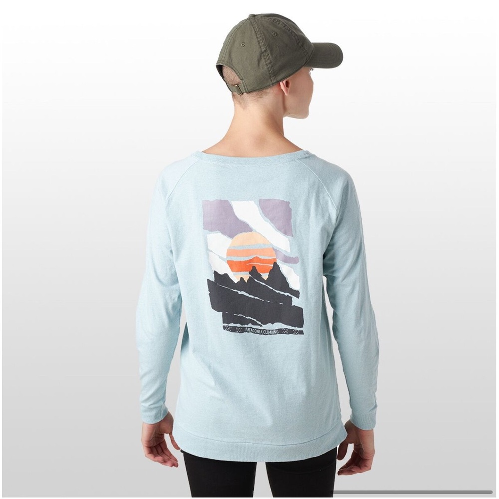 Patagonia Paper Peaks Responsibili-Tee Long-Sleeve Shirt - Women's Size Small